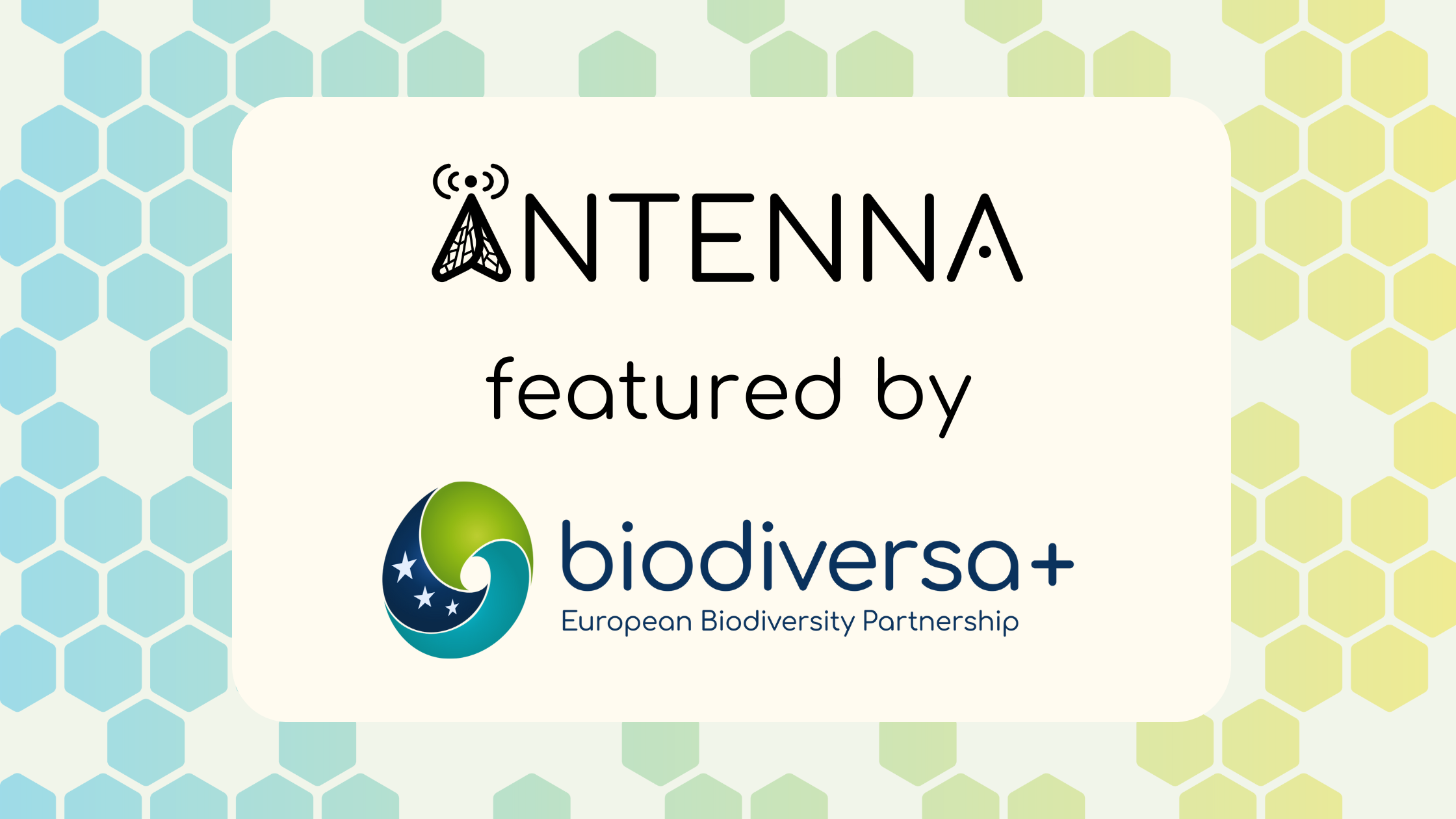 Biodiversa+ features ANTENNA on their website