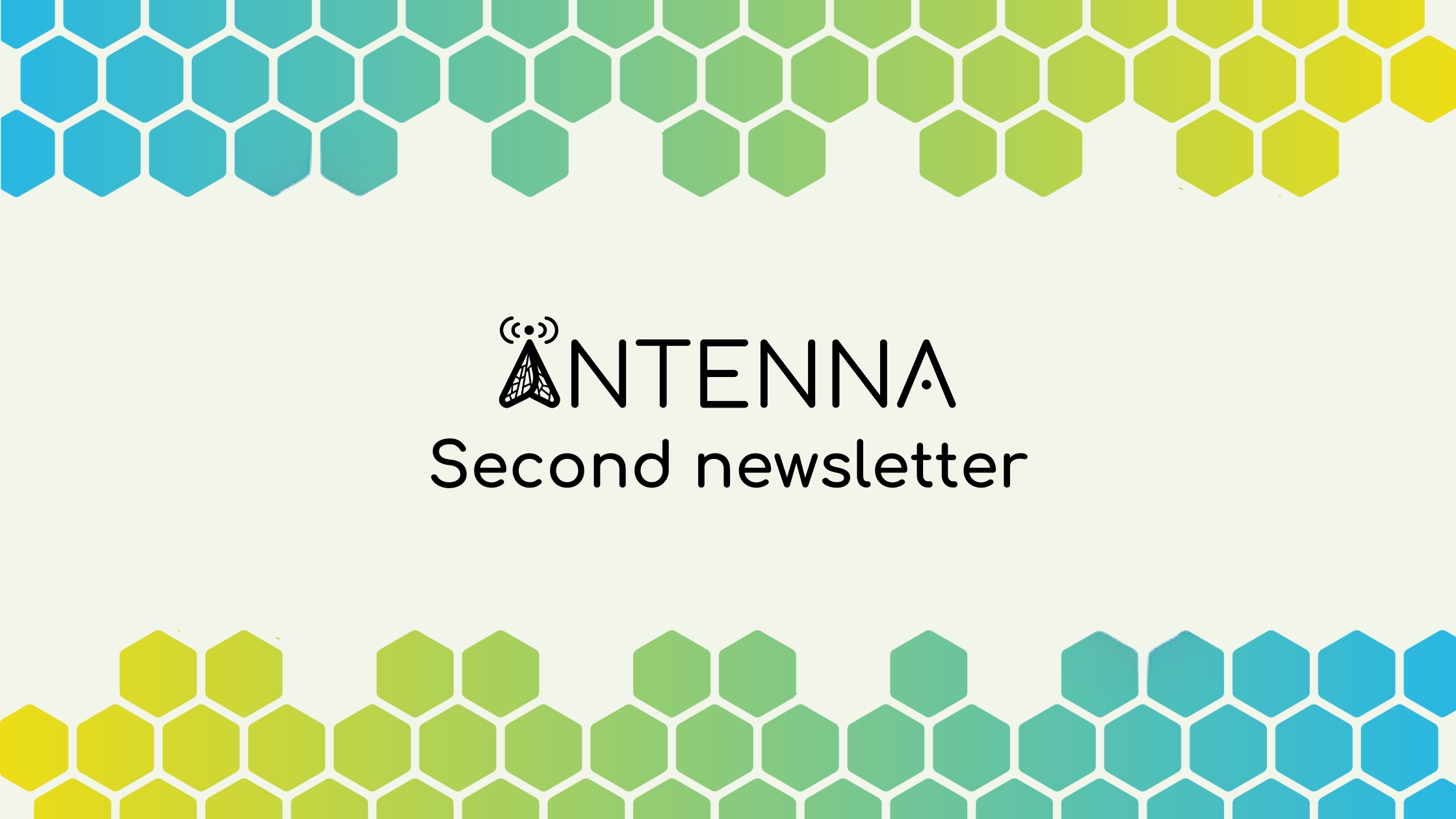 Second project newsletter out now