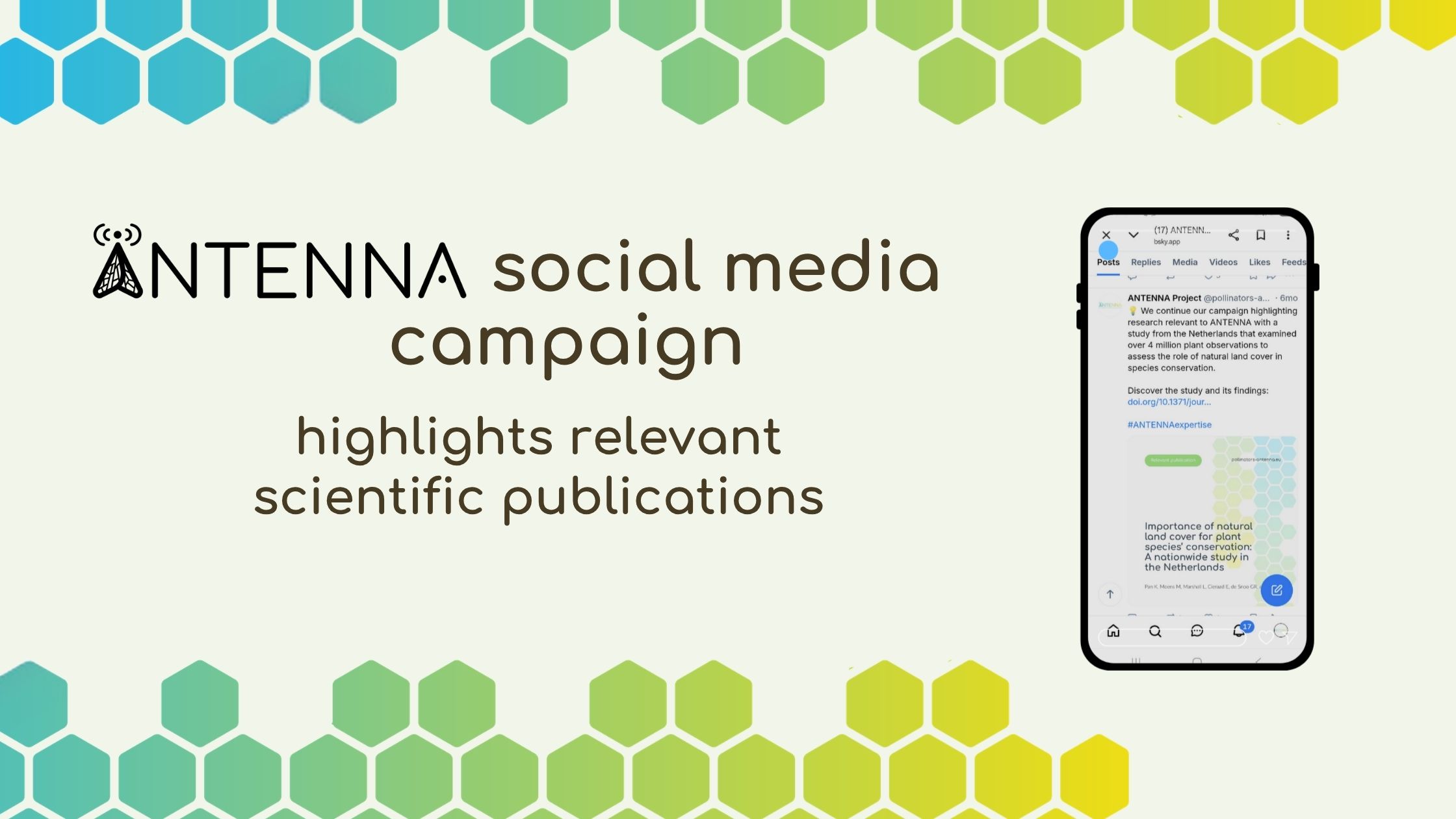 Recent social media campaign highlights publications relevant to the ANTENNA project